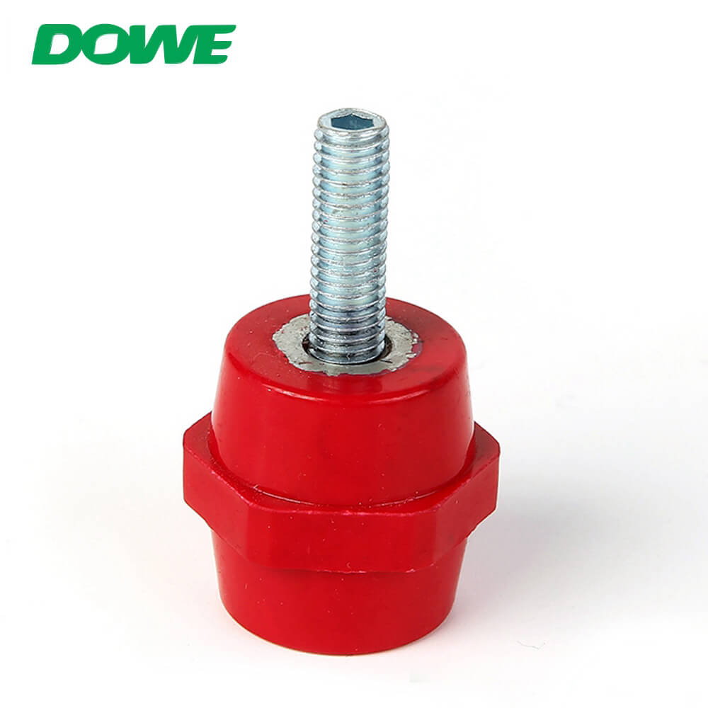 Aislador separador de barra colectora con tornillo SEP Precios de aislador eléctrico de baja tensión de fibra de vidrio hexagonal