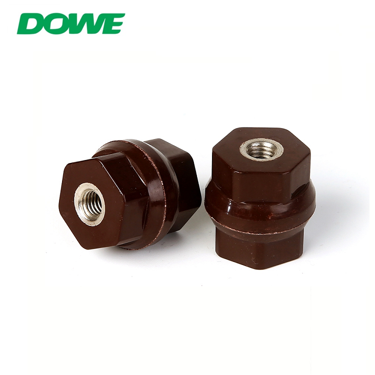 Aislador hexagonal de baja tensión de poste de aislamiento de alta resistencia DOWE D30X30