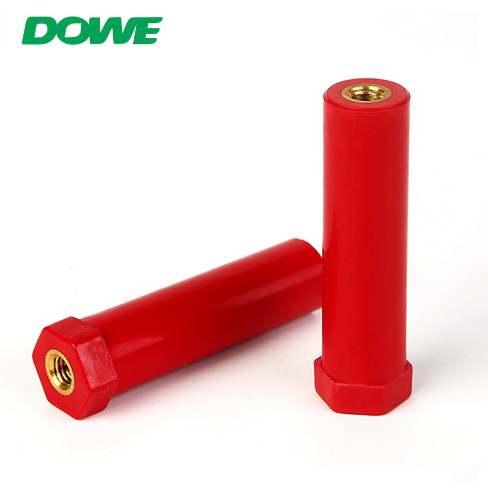 DOWE SB20X78.5 Serie JYZ Poste de polímero Aislador de barra colectora de bajo voltaje Pin Separador eléctrico Aisladores de soporte