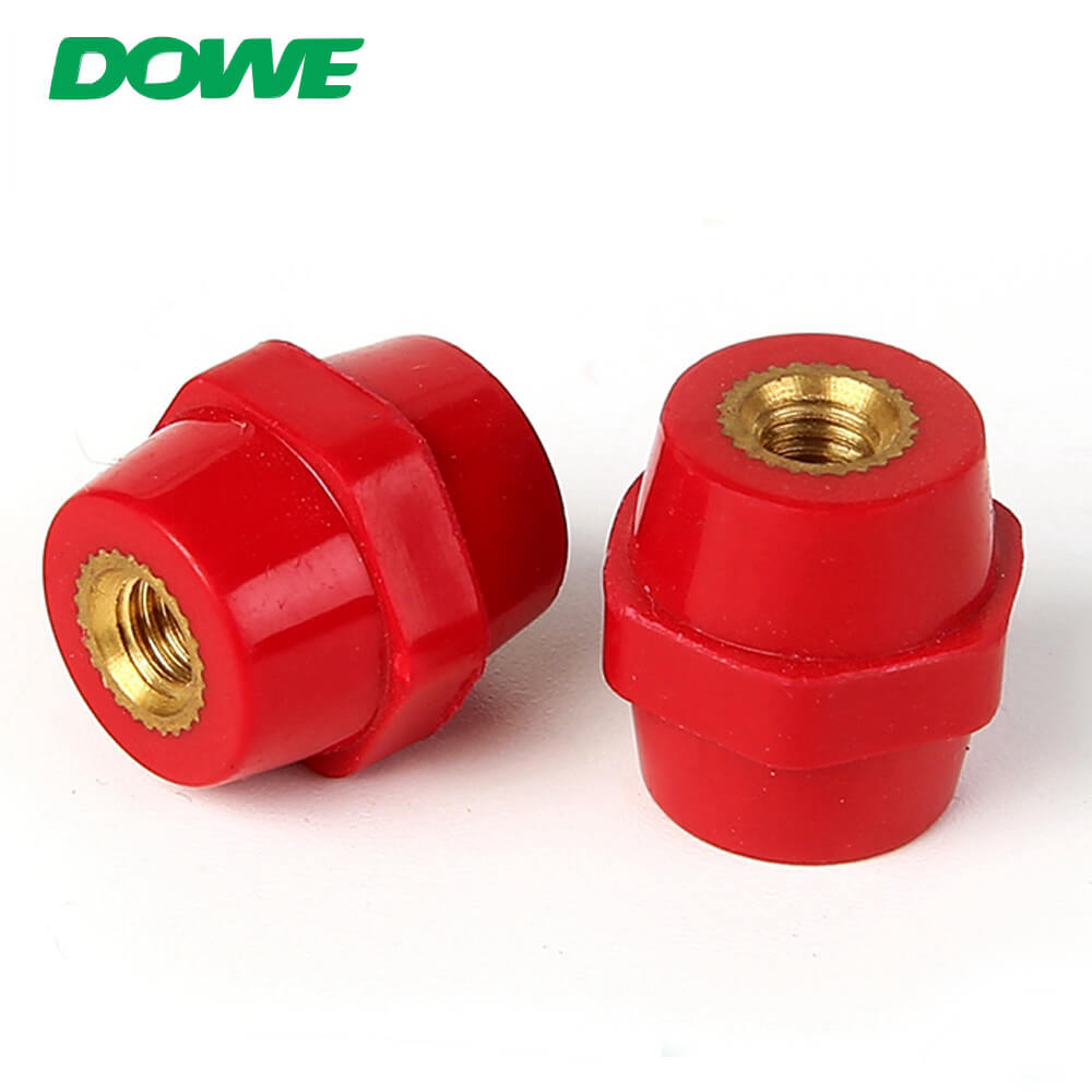 Aislador eléctrico pequeño SEP2019 DMC Aislador hexagonal de soporte de separador de bajo voltaje personalizado con color