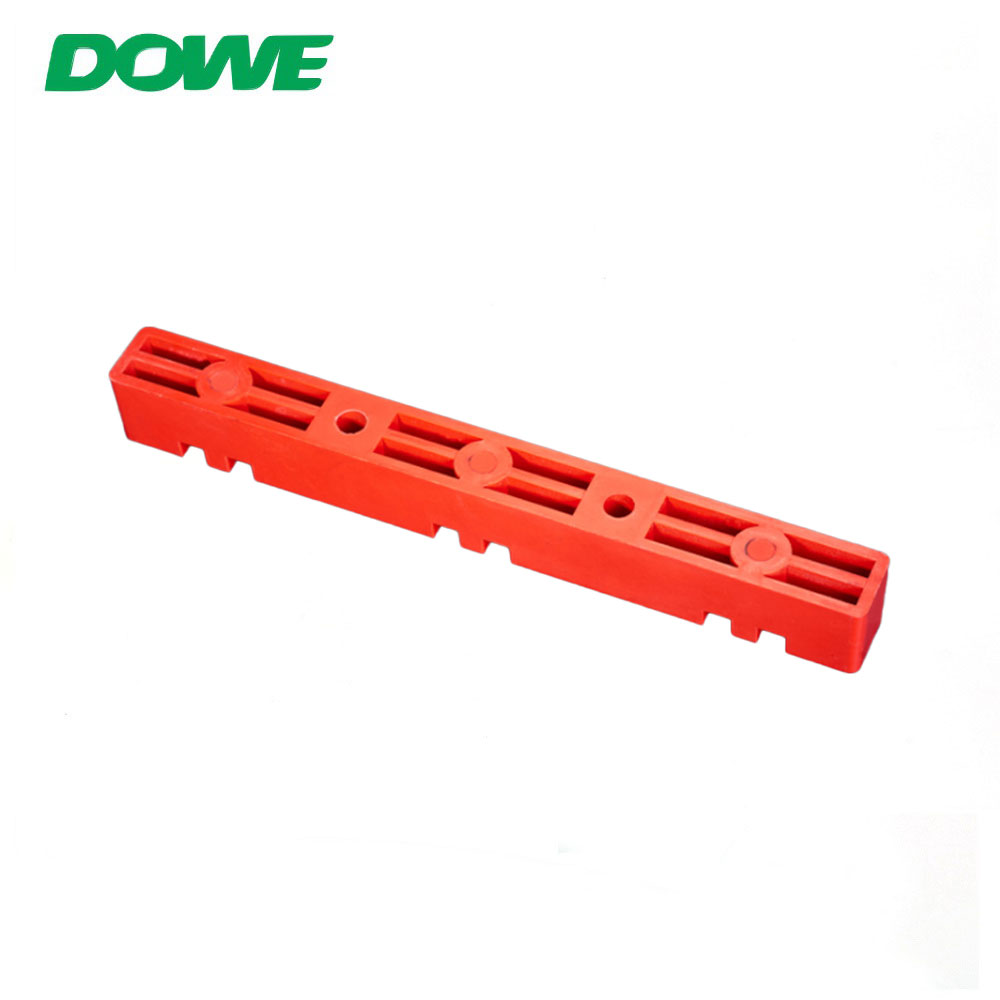 Abrazadera de aislamiento roja de fibra de vidrio DOWE 6D3 Soporte de aislamiento de barra colectora para aparamenta de baja tensión